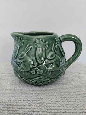 Bordallo Pinheiro Portugal Green Rabbit Creamer